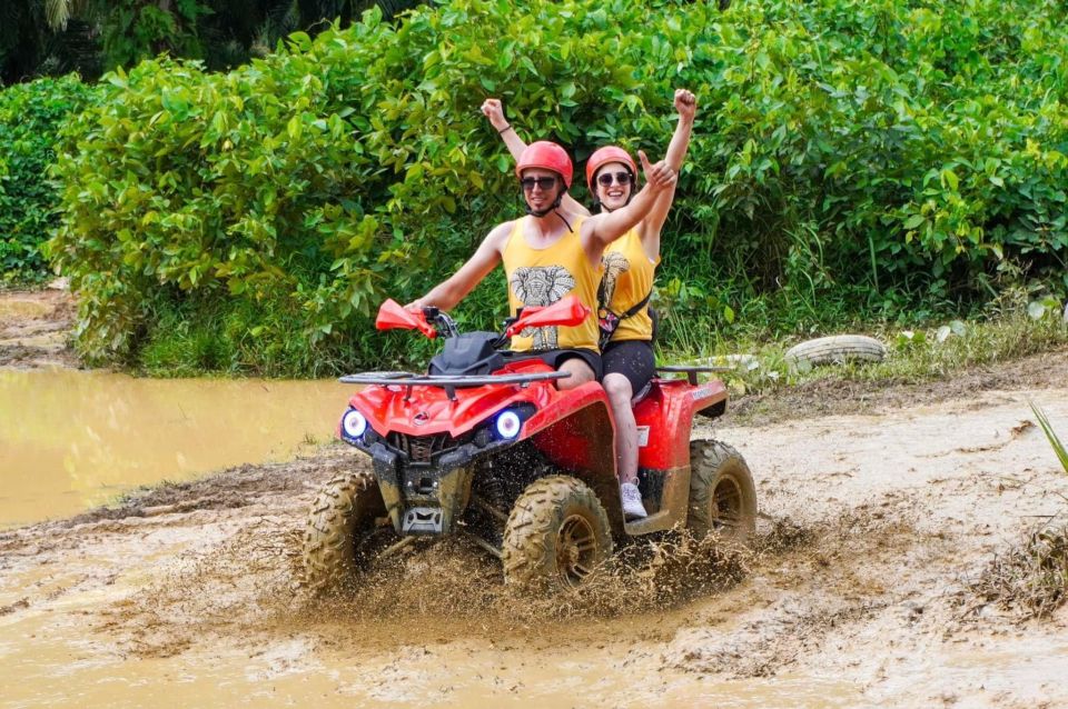 Phuket Monkey Temple White Water Rafting Atv Zip Line