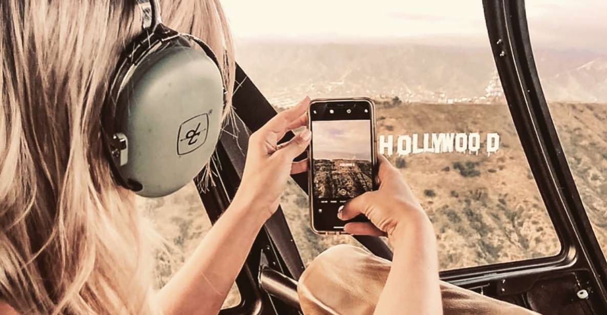 10-Minute Hollywood Sign Helicopter Tour - Key Points