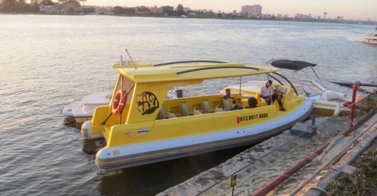 1 Hour Adventure In The Nile River By Nile Taxi In Cairo