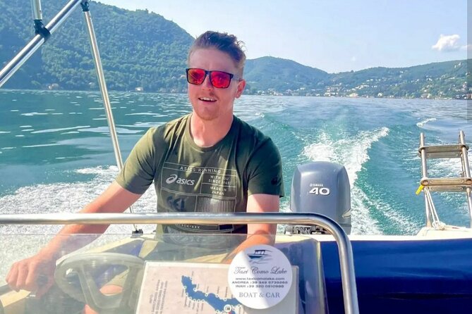 1 1 hour boat rental without license 40hp engine on lake como 1 Hour Boat Rental Without License 40hp Engine on Lake Como
