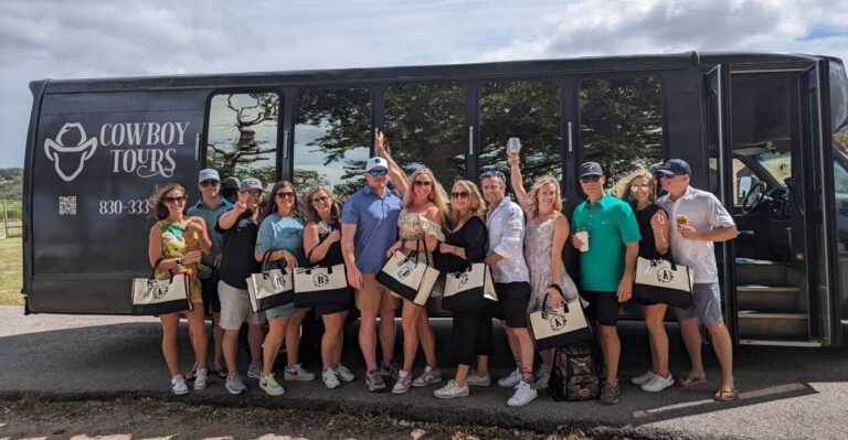 #1 Rated Wine Tour In Fredericksburg Texas