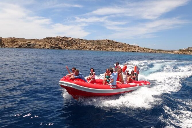 2-Hour Mykonos Private Sea Safari and Snorkeling on a Powerboat