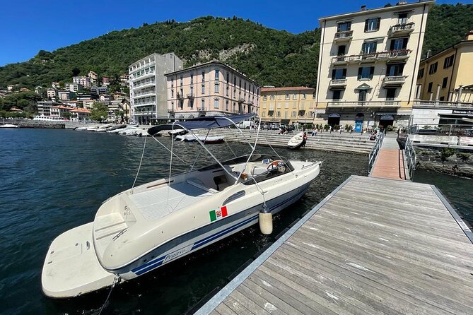 2 Hour Private and Guided Cruise to Lake Como Mostes Motorboat