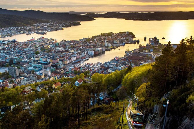 3 in 1 – Bergen Fjord Cruise, City Walk & Mt Flöyen Funicular