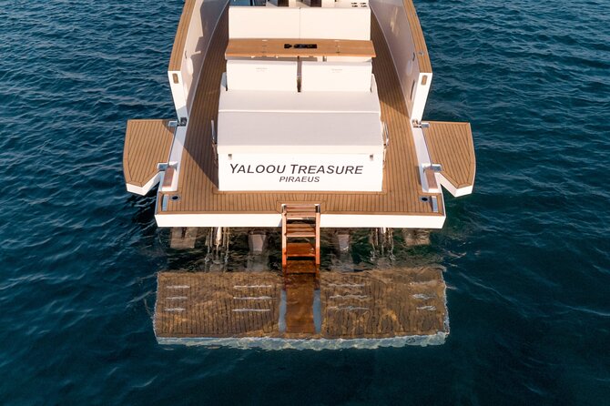 8 Hour Private Yacht Cruise in Delos Rhenia Mykonos Tesoro 40