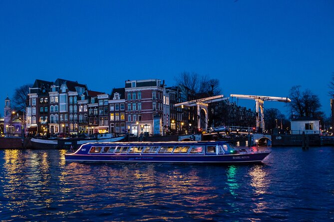90-minute Amsterdam Canal Evening Cruise by Blue Boat Company