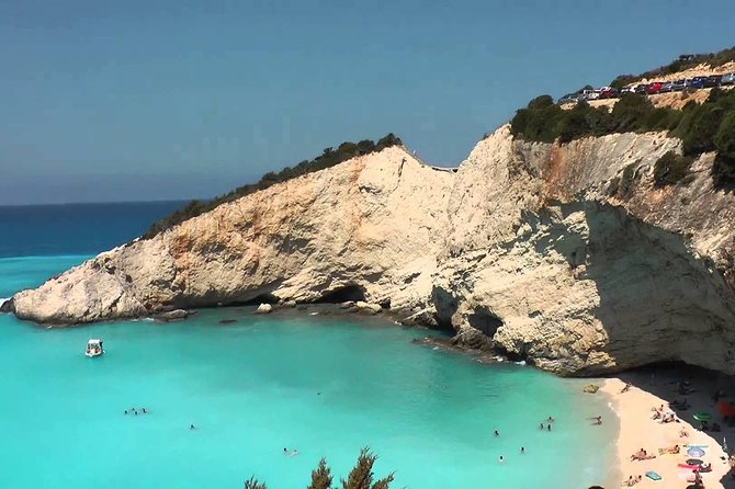 A Full-Day, Shared Boat Tour of Three Lefkada Beaches