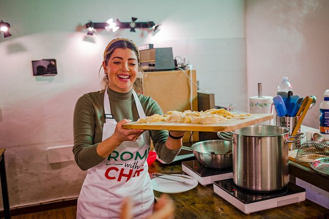 A Small-Group Pasta and Gelato Making Class in Rome