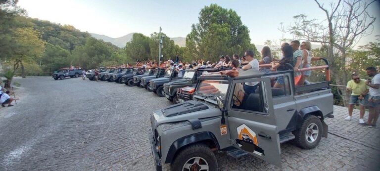 Alanya By Night: Jeep Safari Adventure Tour With Boat Trip