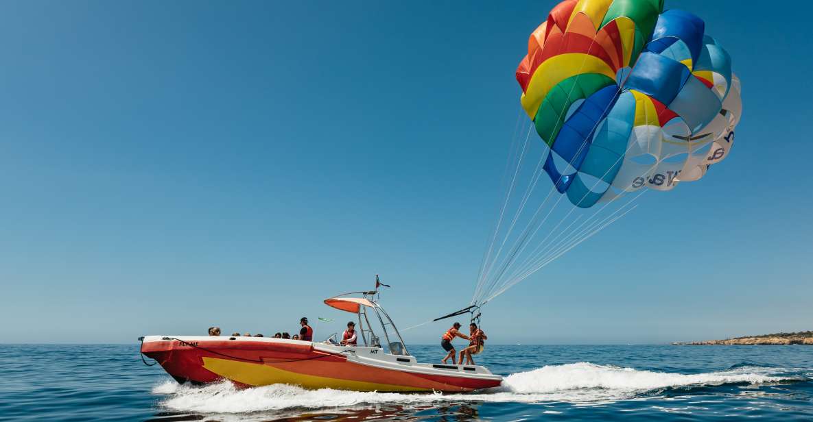 Albufeira: Parasailing Boat Trip