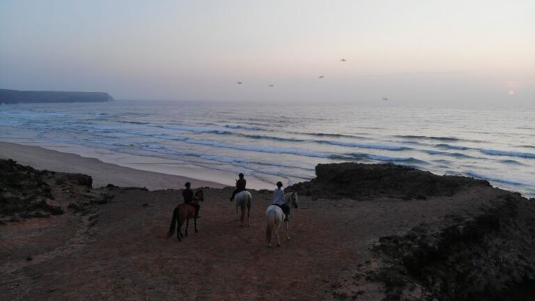 Algarve: Horse Riding Beach Tour at Sunset or Morning