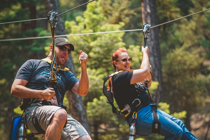All-Day Guided Zipline Tour With Train Ride and Lunch in Durango