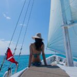1 ambergris caye sunset sail tour on the 40 sirena azul sailboat Ambergris Caye Sunset Sail Tour on the 40 Sirena Azul Sailboat