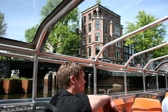 Amsterdam 1-Hour Sightseeing Canal Cruise by Semi-Open Boat