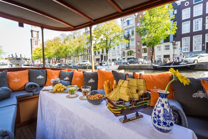 1 amsterdam classic boat cruise with live guide drinks and cheese Amsterdam Classic Boat Cruise With Live Guide, Drinks and Cheese