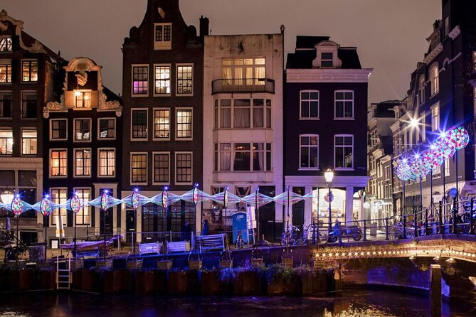 Amsterdam: Light Festival UNESCO Canal Cruise
