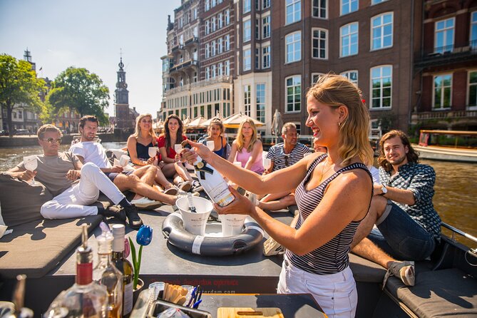 Amsterdam Open Boat Canal Cruise With Onboard Bar