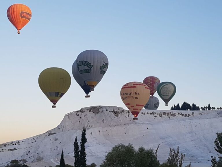 Antalya: Pamukkale Tour With Hot Air Balloon and Meals