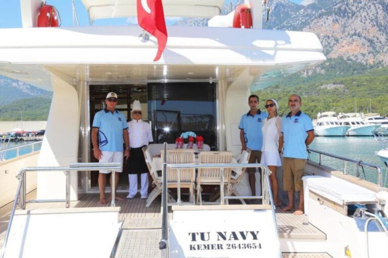 Antalya: Private Yacht Rental With Captain and Meal Onboard