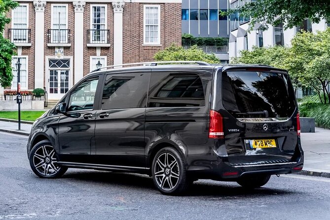 Arrival Private Transfer Glasgow GLA Airport to Glasgow City by Luxury Van