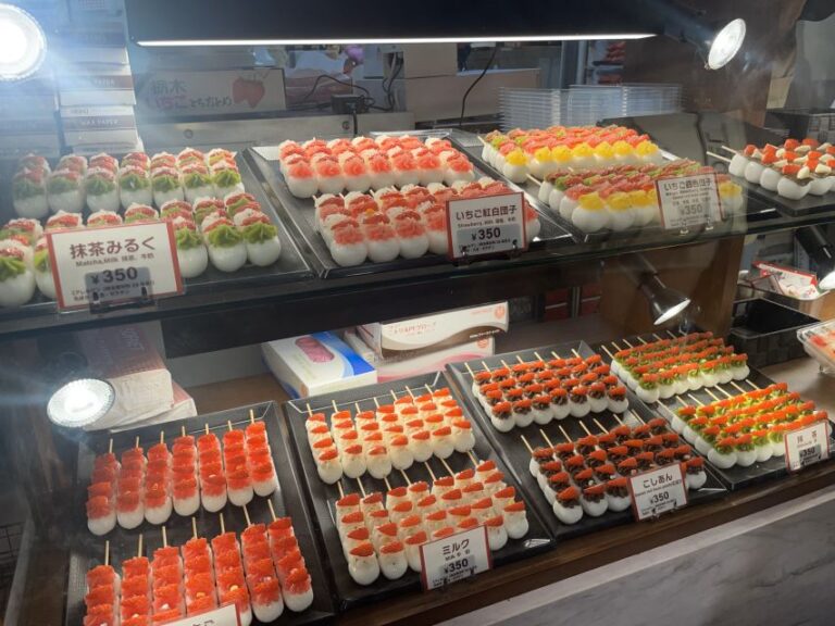 Asakusa Traditional Japanese Sweets Tour Around Sensoji