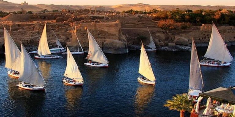 Aswan: Felucca Ride on the Nile River With an Egyptian Meal