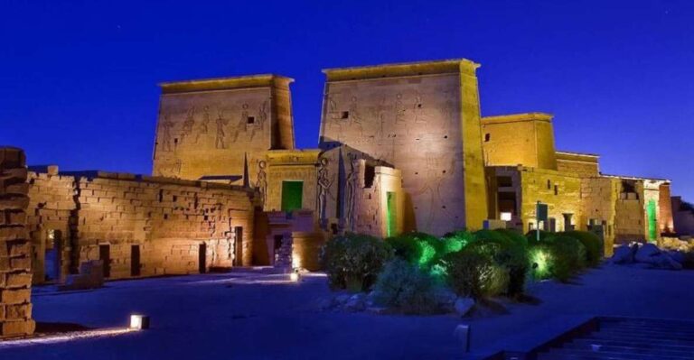 Aswan: Philae Temple Sound & Light Show With Transfers