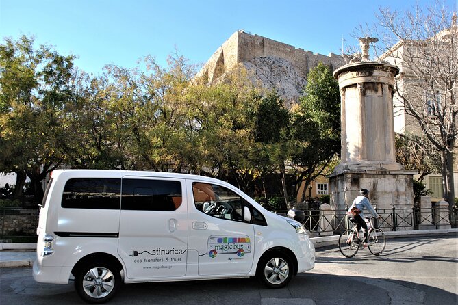Athens Private Half-Day Green Tour by Electric Minivans