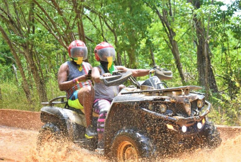 Atv Adventure and Ziplines With Private Transportation