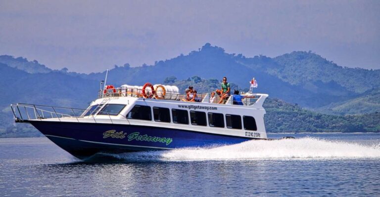 Bali and Trawangan: Fastboat With Optional Bali Transfer