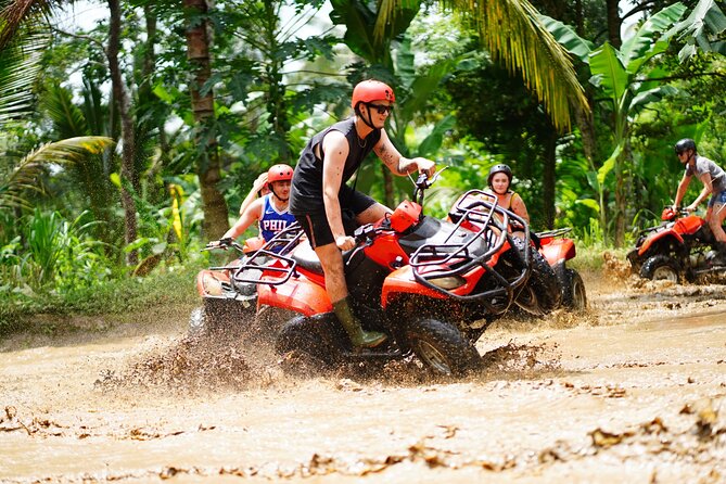 Bali ATV Ride in Ubud Through Tunnel, Rice Fields, Puddles
