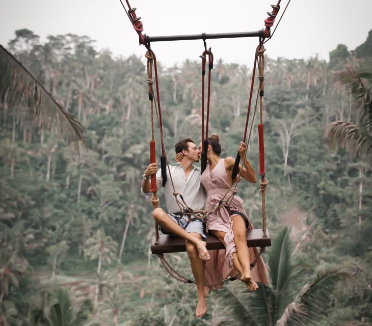 Bali: Leke-Leke Waterfall, Monkey Forest & Jungle Swing Tour