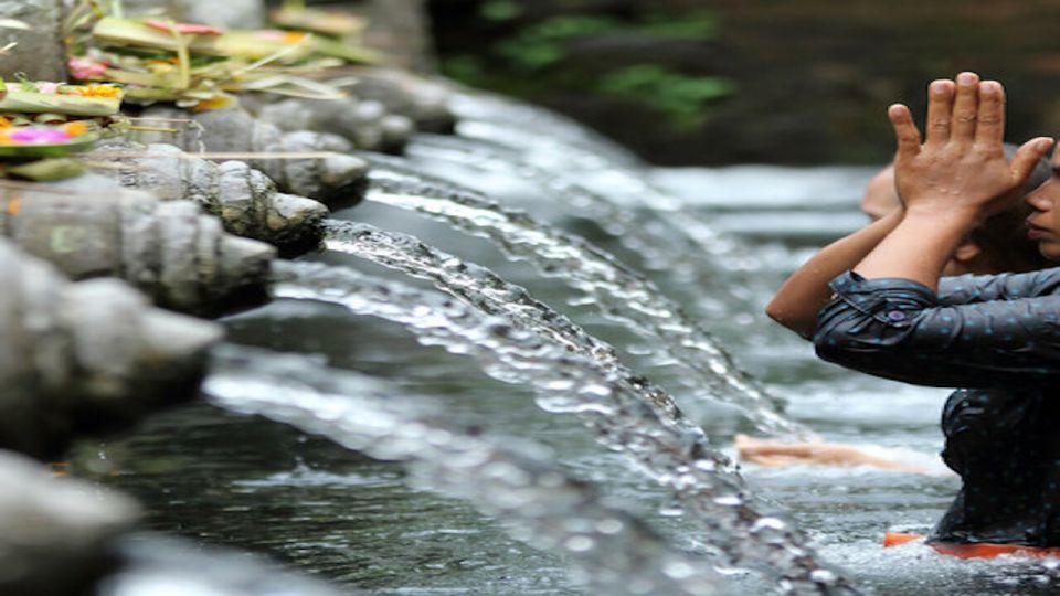 1 bali meditation yoga at a waterfall with blessing ritual Bali: Meditation & Yoga at a Waterfall With Blessing Ritual