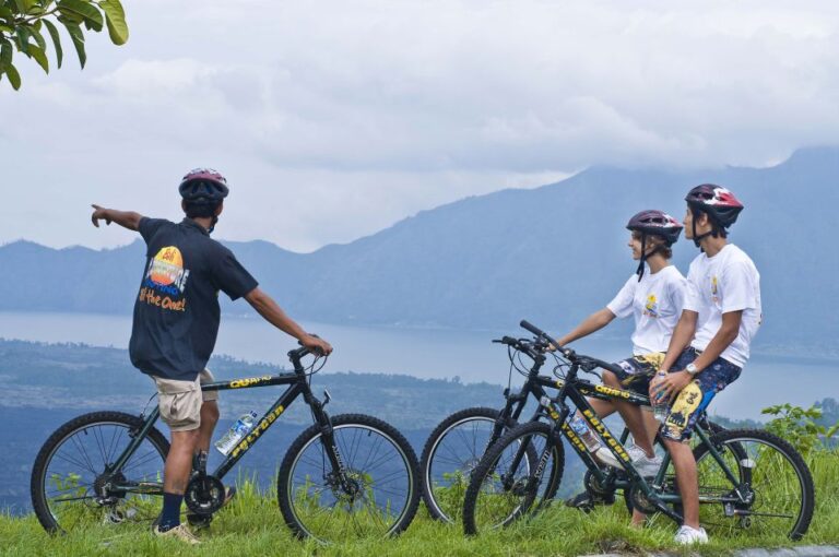 Bali: Mountain Bike Tour and River Rafting With Lunch