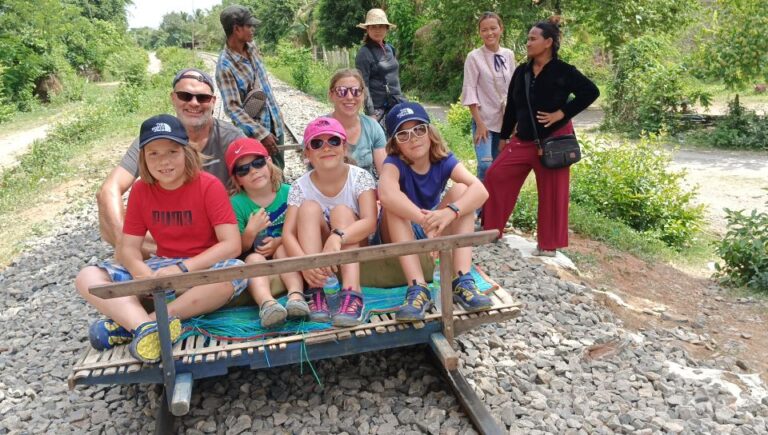 Bamboo Train Rice Field Killing Cave Bat Cave&Sun Set