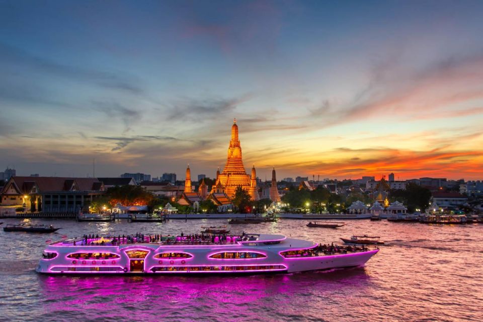 1 bangkok chao phraya river luxury dinner cruise and transfer Bangkok: Chao Phraya River Luxury Dinner Cruise and Transfer