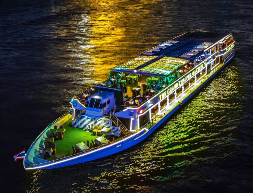 Bangkok: Grand Chao Phraya Dinner Cruise With Live Show - Ticket Details