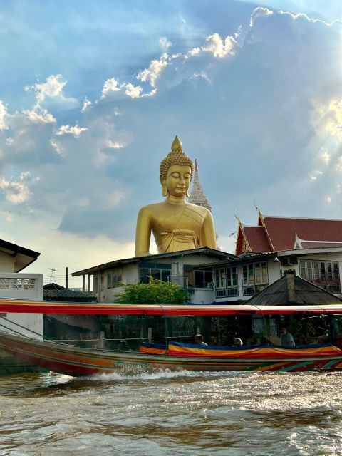 Bangkok: Temple Tour and Canal Cruise by Longtail Boat