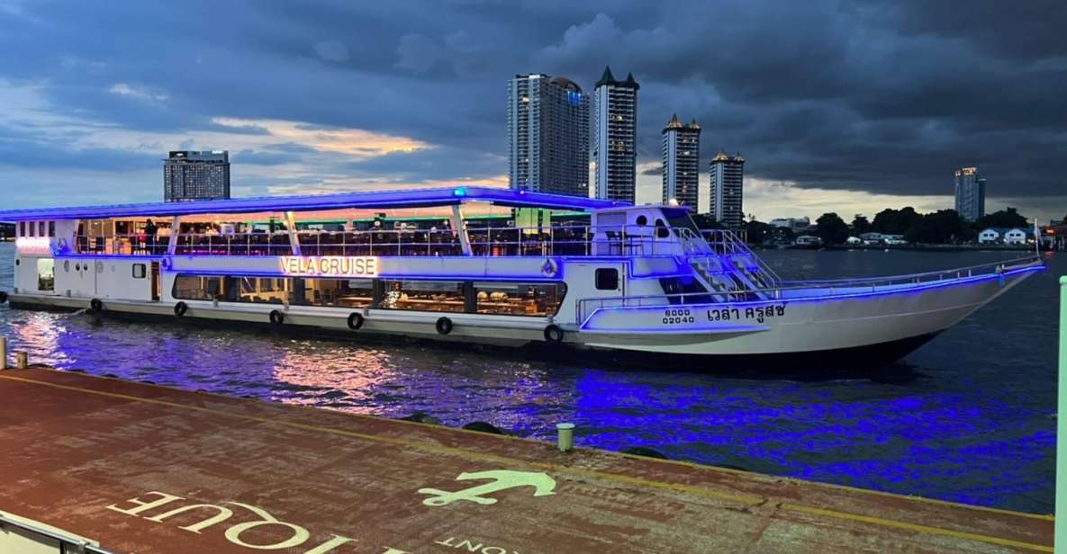 1 bangkok vela dinner cruise ticket Bangkok: VELA Dinner Cruise Ticket