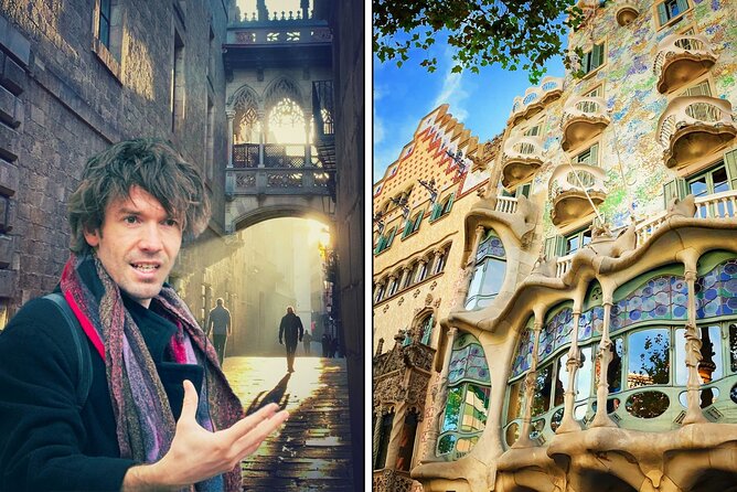 Barcelona 2-in-1 Walking Tour: Old Town Gaudí Street