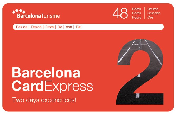 1 barcelona 48 hour discount card to top attractions transport Barcelona 48-Hour Discount Card to Top Attractions, Transport