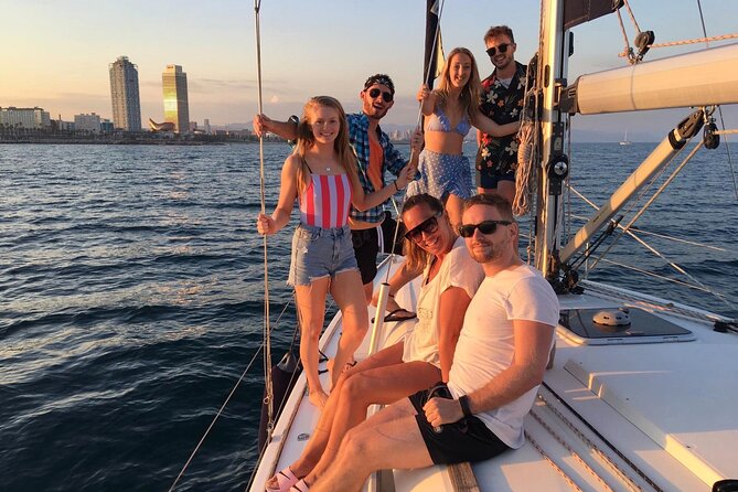 Barcelona Sunset Cruise With Open Bar of Cava & Local Champagne