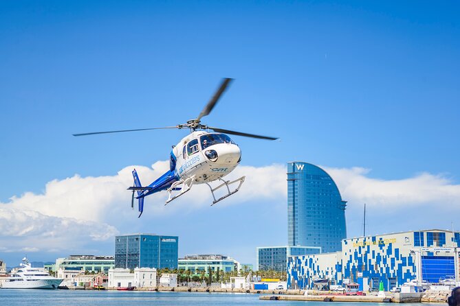 Barcelonas Coastline Helicopter Flight