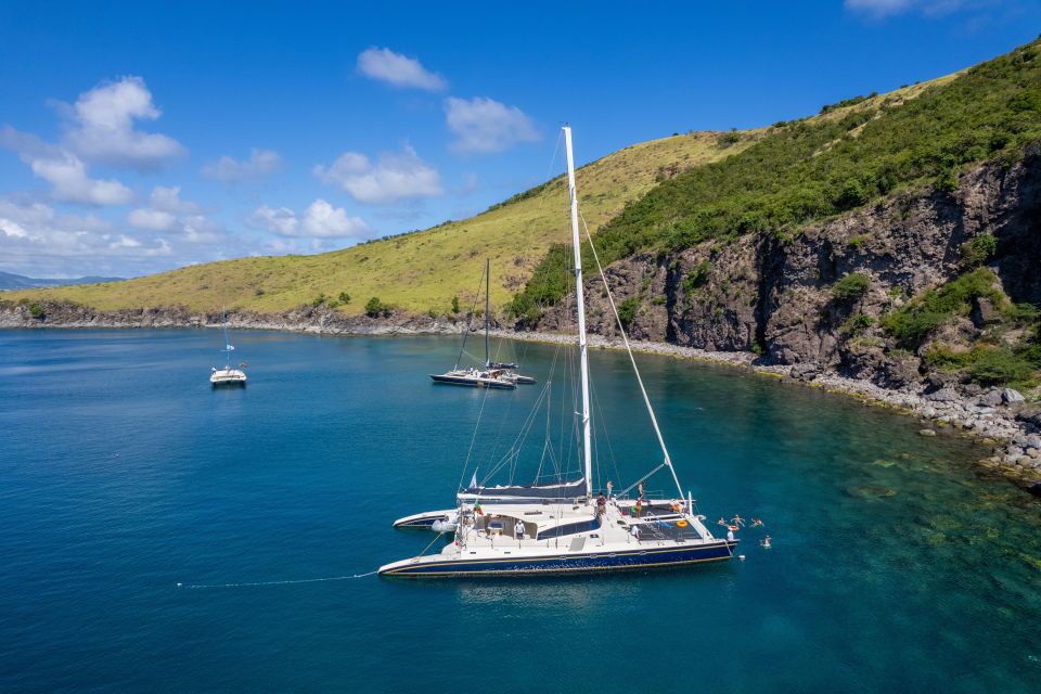 1 basseterre catamaran cruise at st kitts with light lunch Basseterre: Catamaran Cruise at St. Kitts With Light Lunch