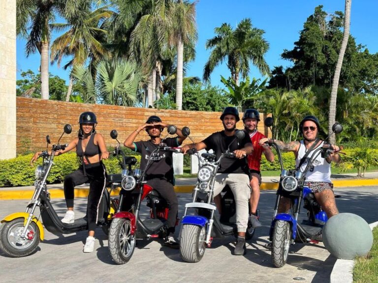 Bavaro Punta Cana: City Tour With Harley Models E-Scooters