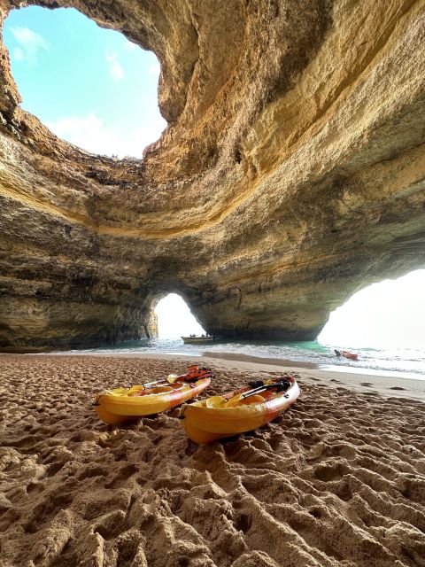 1 benagil kayak tour through caves and praia da marinha Benagil: Kayak Tour Through Caves and Praia Da Marinha