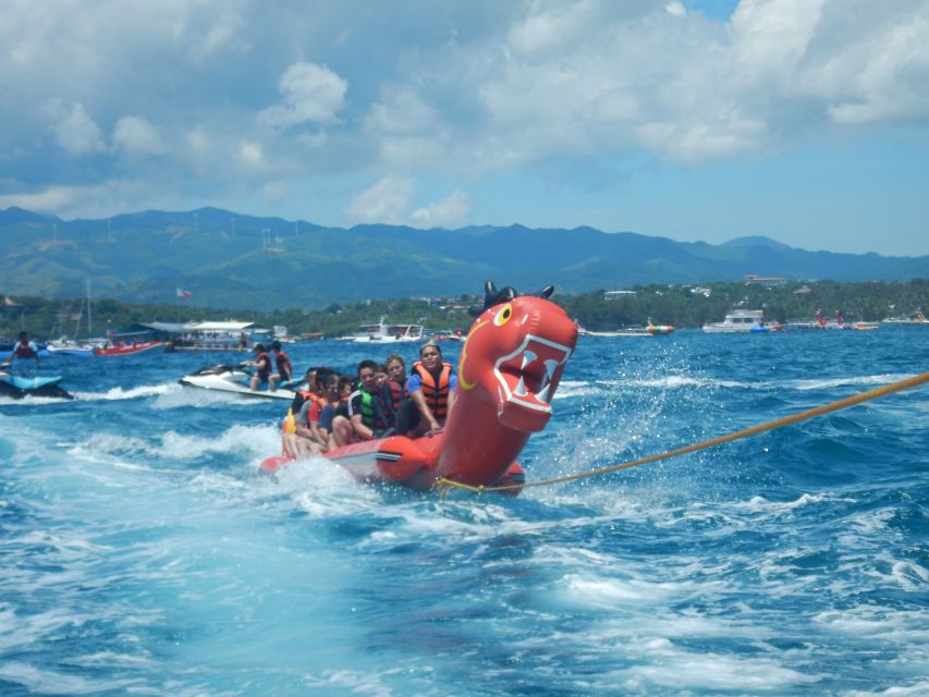 1 boracay inflatable banana or dragon boat ride Boracay: Inflatable Banana or Dragon Boat Ride