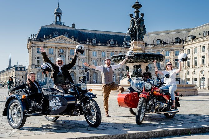 1 bordeaux in 3 hours with tastings in a private sidecar Bordeaux in 3 Hours With Tastings, in a Private Sidecar