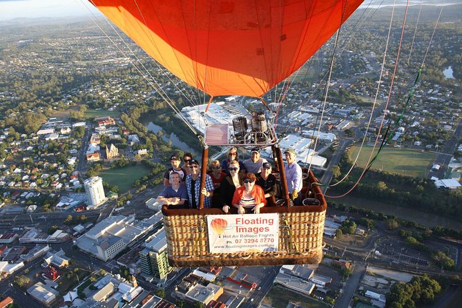 Brisbanes Closest Hot Air Balloon Flights – City & Country Views – 1 Hr Flight!