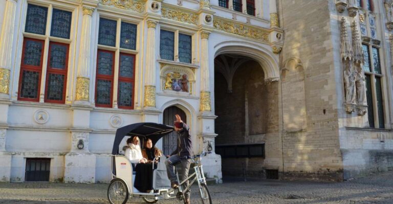 Bruges: Private Guided Tour by Pedicab